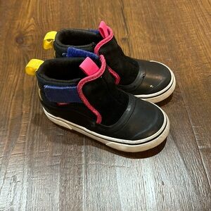 Toddlers Black VANS (high tops)